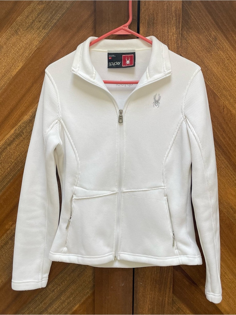 Spyder Women’s White Full-Zip Sweater Jacket